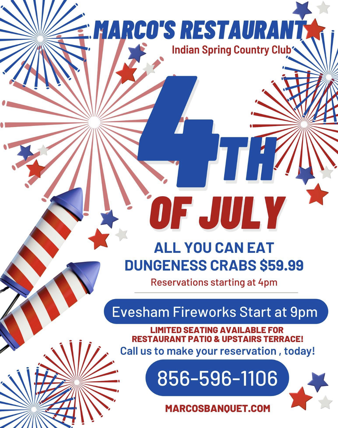 Indian Springs July 4th - Marco's Restaurant & Events