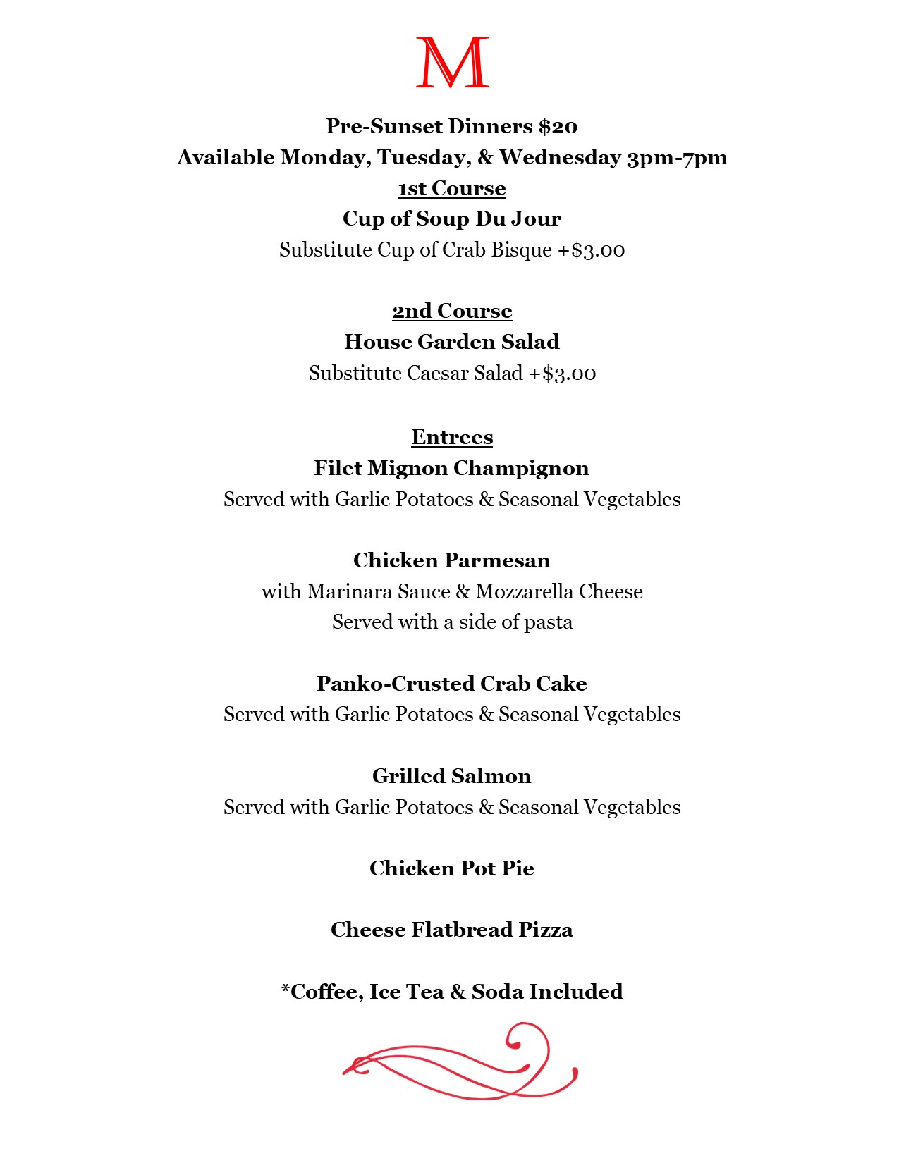 Pennsauken Restaurant Menu - Marco's Restaurant & Events